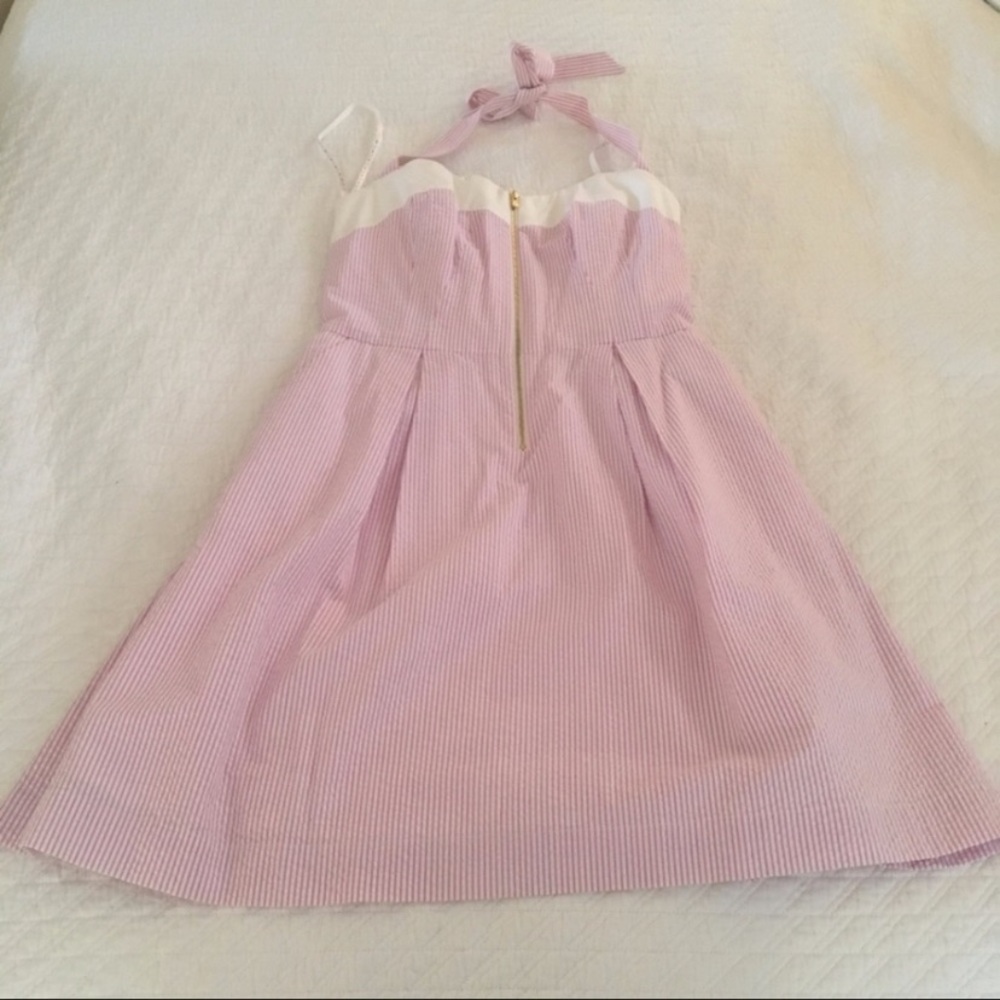 Like New! Adorable Lilly Pulitzer Marisa Striped Halter Dress - Picture 3 of 6